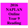 2016 Y9 Reading - Online